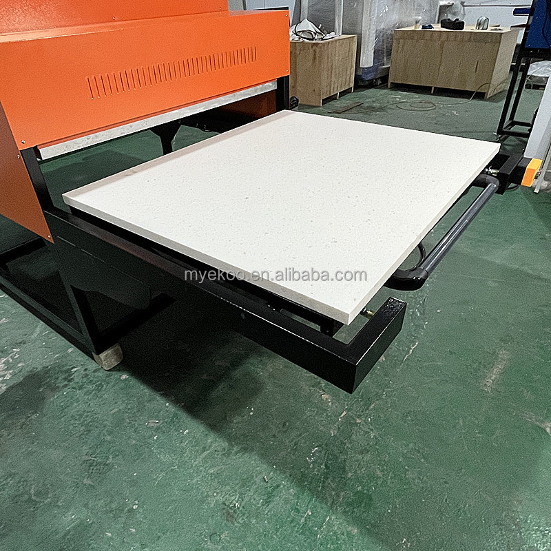 工業用フラットアイロン熱プレス機、空気圧式ダブルステーション - Commercial Fabric Printing Machine のレビューと価格