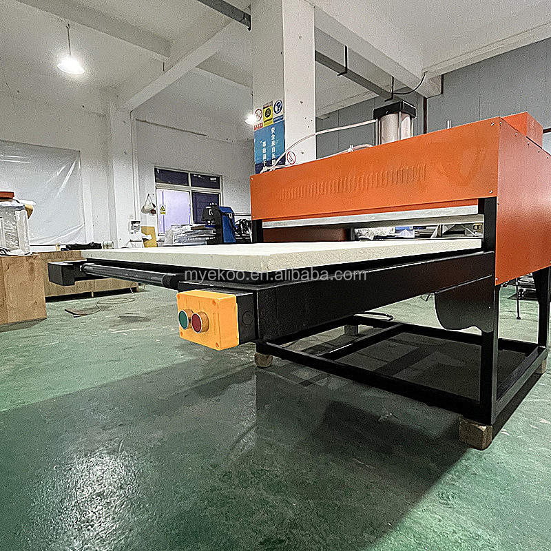 工業用フラットアイロン熱プレス機、空気圧式ダブルステーション - Commercial Fabric Printing Machine のレビューと価格