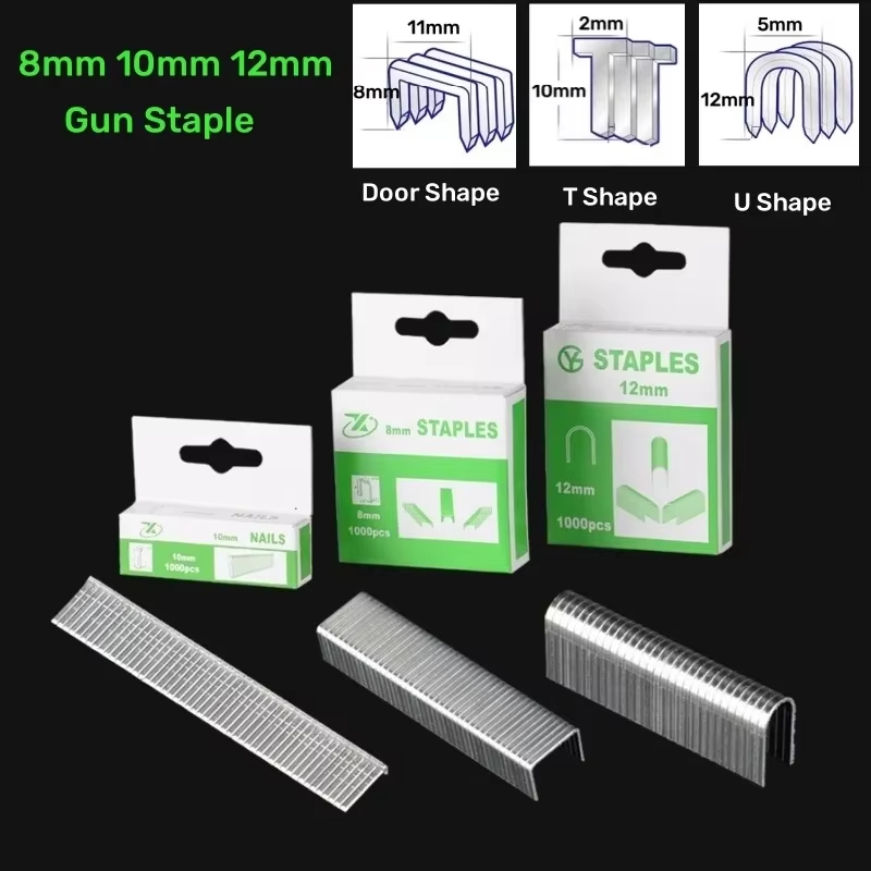 1000PC U/T/ドア型ステープルブラッド爪 8/10/ - Stapler Heavy Duty のレビューと価格