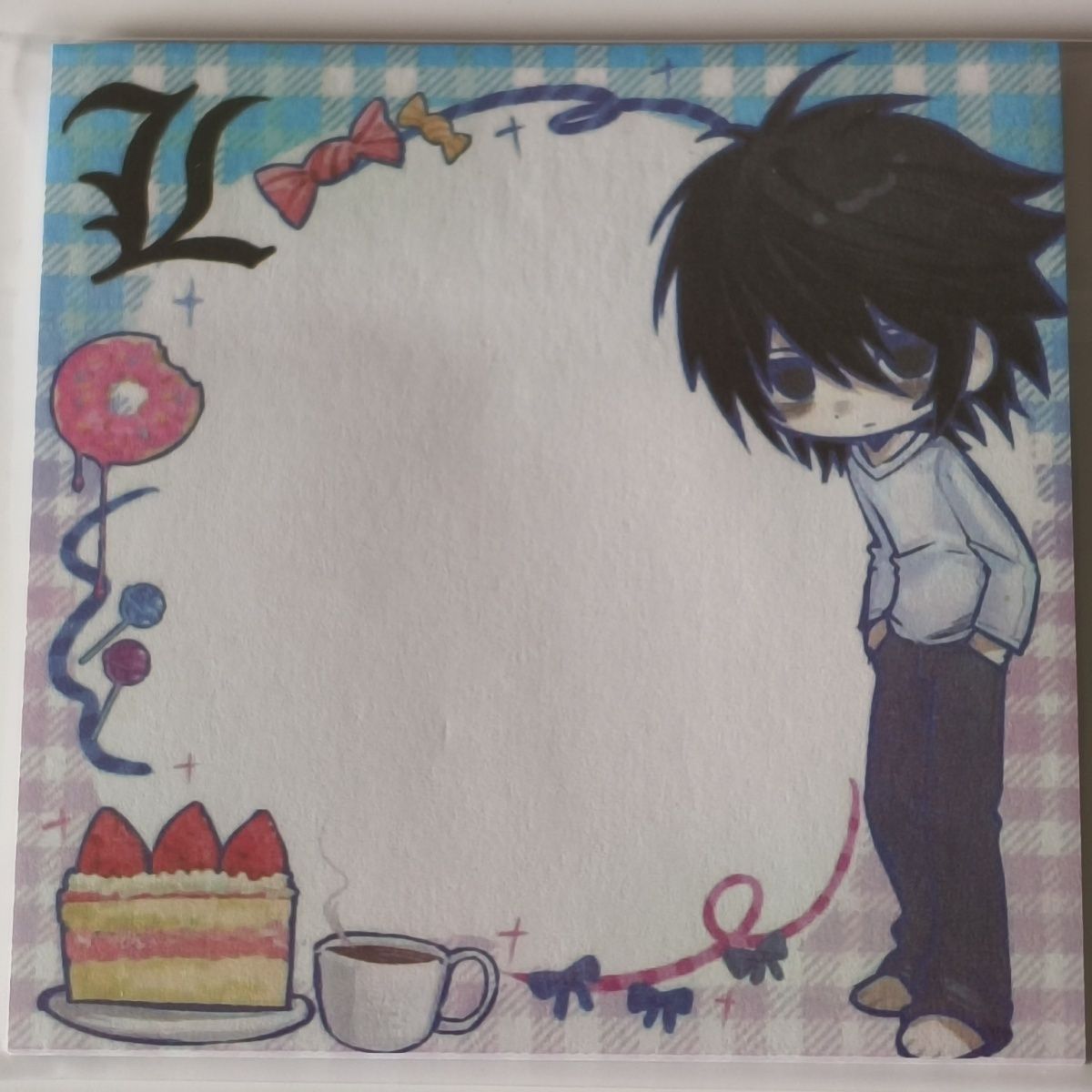 デスノート L アニメメモパッドかわいい漫画メモ帳ポータブル - Printer Paper のレビューと価格
