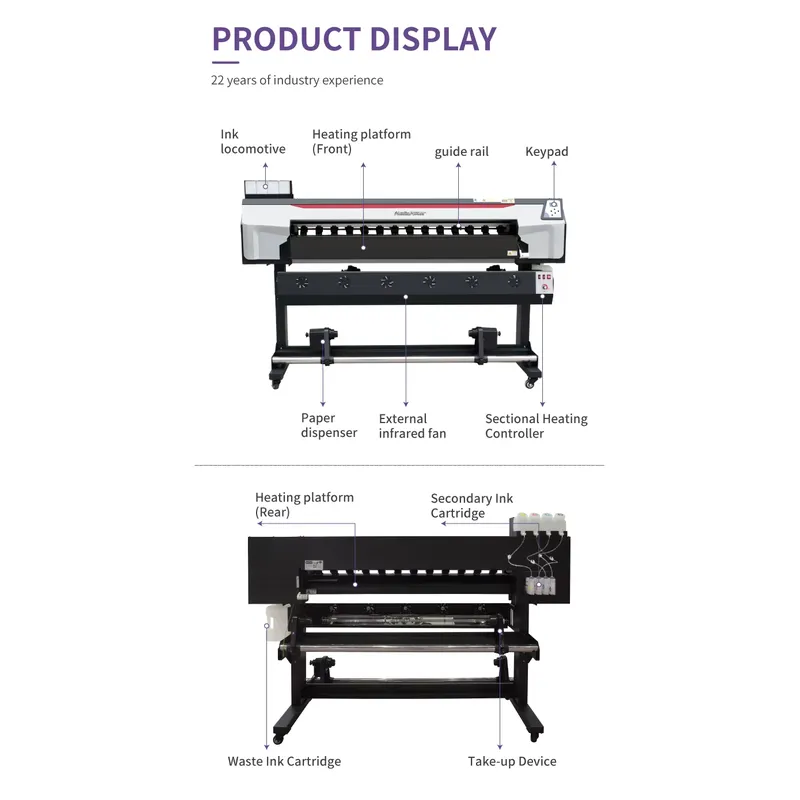 工場直販 業務用 1.6m昇華型プリンター ポリエステル生地 - Commercial Fabric Printing Machine のレビューと価格