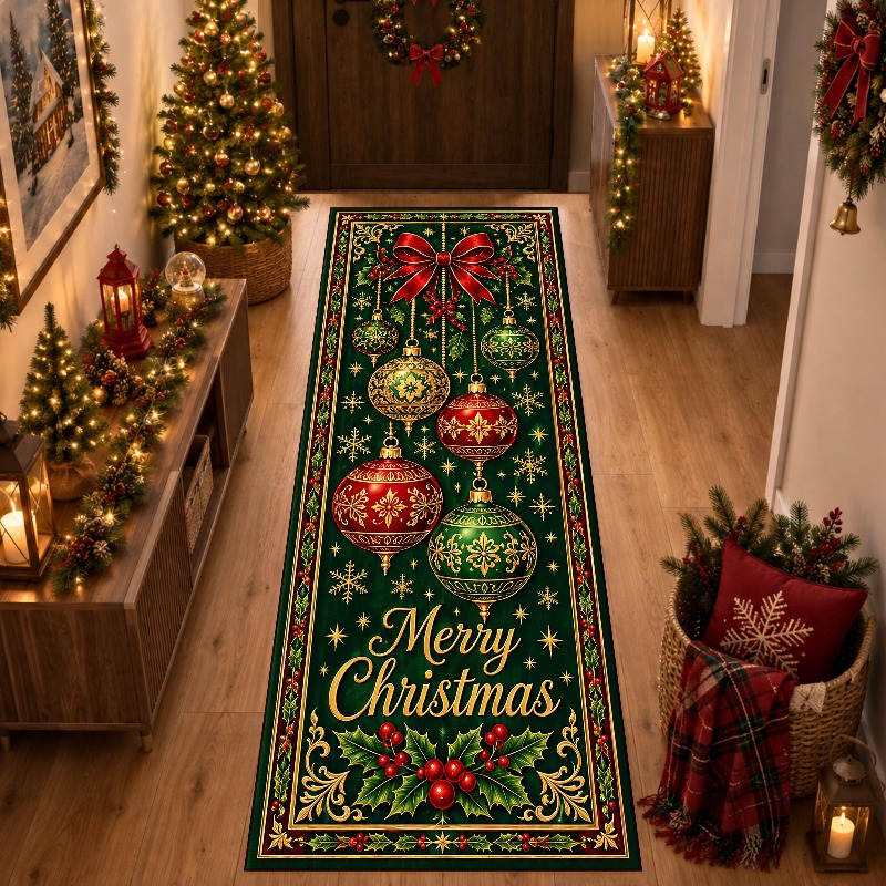 クリスマスオーナメント柄のランナー、高級感のある装飾生地を使 - Commercial Fabric Printing Machine のレビューと価格